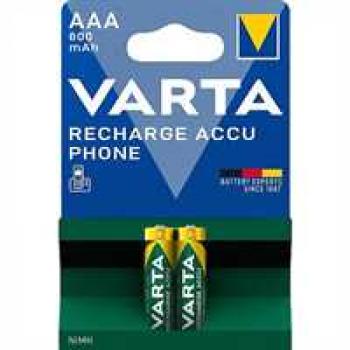 Akku NiMh Varta AAA Phone 800mAh 1,2V 2Stk./Pkg.